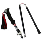 Bastoncini da trekking pieghevoli portatili in lega di alluminio a 5 nodi, lunghezza pieghevole: 28,5 cm, Folding Length : 28.5CM (Black), Folding Length : 28.5CM (Green), Folding Length : 28.5CM (Blue), Folding Length : 28.5CM (Red)