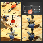 Potente trapano manuale Colata di precisione in acciaio Trapano per la lavorazione del legno fai-da-te Trapano a mano universale Strumenti per forniture didattiche, Woodworking Drill