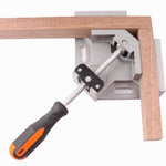 Maniglia singola in alluminio Morsetto ad angolo retto da 90 gradi Morsetto ad angolo Morsetto per lavorazione del legno Clip per telaio ad angolo retto Strumento per cartelle, Single Handle