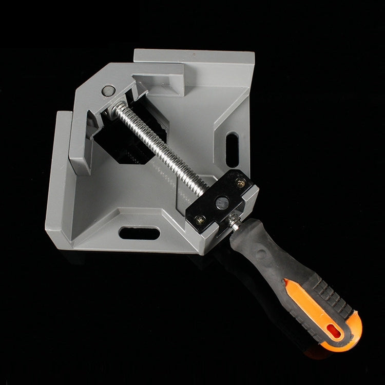 Maniglia singola in alluminio Morsetto ad angolo retto da 90 gradi Morsetto ad angolo Morsetto per lavorazione del legno Clip per telaio ad angolo retto Strumento per cartelle, Single Handle