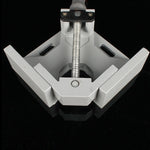 Maniglia singola in alluminio Morsetto ad angolo retto da 90 gradi Morsetto ad angolo Morsetto per lavorazione del legno Clip per telaio ad angolo retto Strumento per cartelle, Single Handle