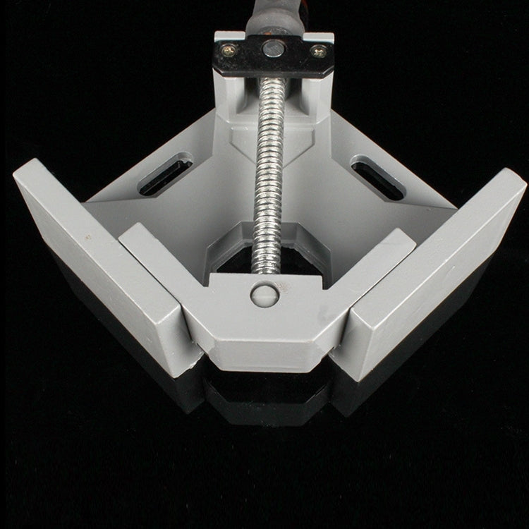 Maniglia singola in alluminio Morsetto ad angolo retto da 90 gradi Morsetto ad angolo Morsetto per lavorazione del legno Clip per telaio ad angolo retto Strumento per cartelle, Single Handle