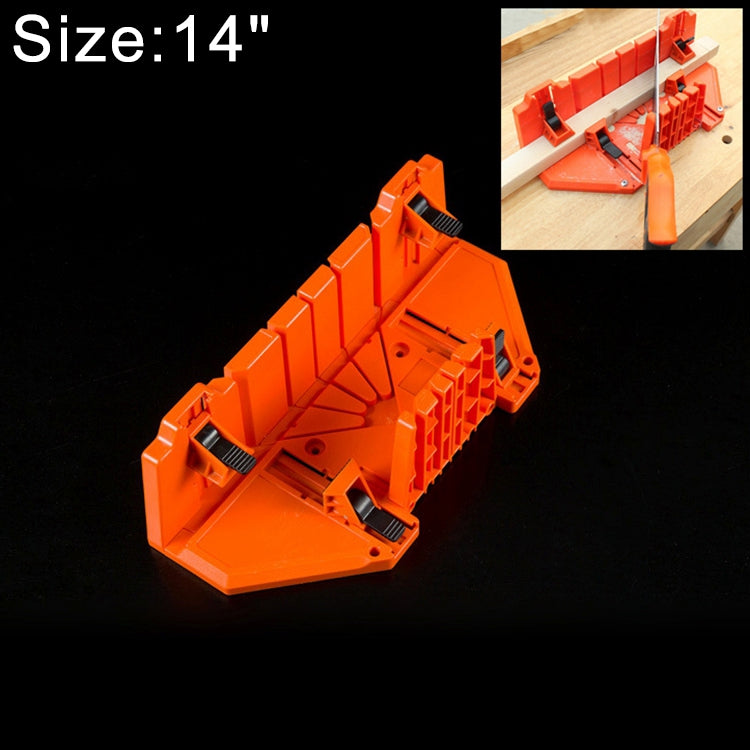 Armadi per troncatrice bloccabili da 14 pollici Utensili manuali multifunzione per la lavorazione del legno Seghe a mano per la lavorazione del legno fai da te Scatola con morsetto, 14 Inch Clampable
