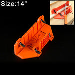 Armadi per troncatrice bloccabili da 14 pollici Utensili manuali multifunzione per la lavorazione del legno Seghe a mano per la lavorazione del legno fai da te Scatola con morsetto, 14 Inch Clampable