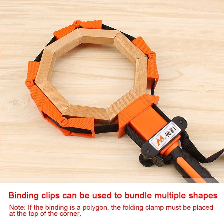 4 metri di materiale puro in nylon clip per bendaggio clip multifunzione tipo clip rilegatura ad angolo multilaterale morsetto per utensili per la lavorazione del legno, Woodworking Tool Clamp