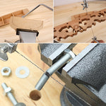 Seghetto a forma di U con lame per metallo/legno/tubo di plastica/filo Utensile manuale fai-da-te Sega portatile per la lavorazione del legno, larghezza: 105 mm, Size: Large