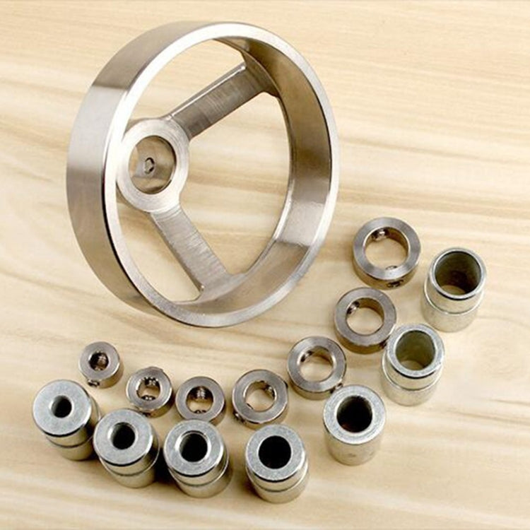 Guida per trapano 16 in 1 Maschera per fori tascabili verticali 5/6/7/8/9/10 / 12mm Localizzatore di fori per punte da trapano Kit di maschere per la lavorazione del legno in acciaio inossidabile, 16 in 1