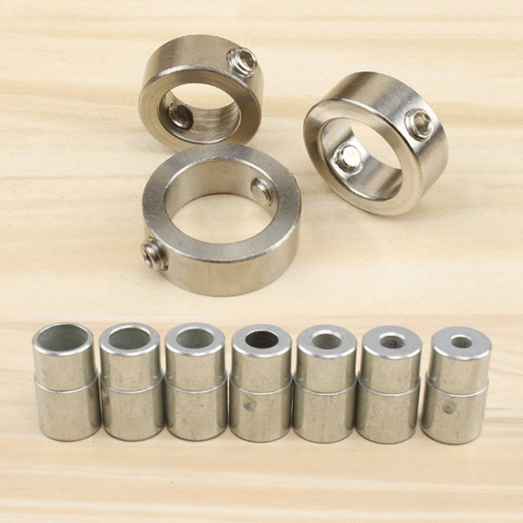 Guida per trapano 16 in 1 Maschera per fori tascabili verticali 5/6/7/8/9/10 / 12mm Localizzatore di fori per punte da trapano Kit di maschere per la lavorazione del legno in acciaio inossidabile, 16 in 1