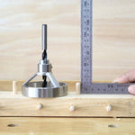 Guida per trapano 16 in 1 Maschera per fori tascabili verticali 5/6/7/8/9/10 / 12mm Localizzatore di fori per punte da trapano Kit di maschere per la lavorazione del legno in acciaio inossidabile, 16 in 1