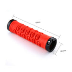 1 paio di manopole per manubrio in gomma con bloccaggio per bici MTB AG23 stile teschio, AG23, Skull Style