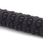 1 paio di manopole per manubrio in gomma con bloccaggio per bici MTB AG23 stile teschio, AG23, Skull Style