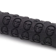 1 paio di manopole per manubrio in gomma con bloccaggio per bici MTB AG23 stile teschio, AG23, Skull Style