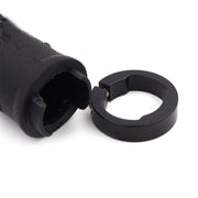 1 paio di manopole per manubrio in gomma con bloccaggio per bici MTB AG23 stile teschio, AG23, Skull Style