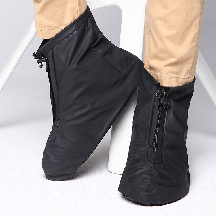 Copriscarpe con suola spessa impermeabile antiscivolo in PVC moda Taglia: XXL, Size: XXL