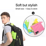 Grande cappello impermeabile trasparente smerigliato trasparente per adulti alla moda in EVA con dimensioni tascabili: L