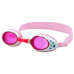 Occhialini da nuoto in silicone antiappannamento con motivo a stella con tappi per le orecchie per bambini, G-909 (Blue), G-909 (Pink)