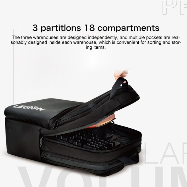Borsa a spalla zaino multifunzione Lenovo LEGION P1 per laptop da 17,3 pollici / Y7000 / Y7000P / Y9000K, P1 for 17.3 inch Laptop