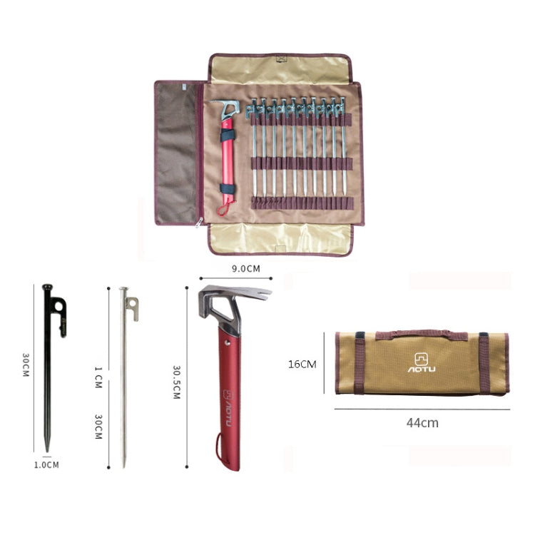 AOTU AT6543-2 Kit di strumenti per accessori per chiodi per tende da campeggio all'aperto