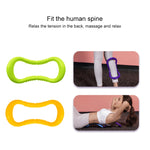Anello di allungamento della fascia del cerchio di yoga del punto di massaggio doppio di PP di 2 pezzi Anello di resistenza di Pilates, Dark Blue, Pink, Green, Grass Green, Light Pink, Purple, Sky Blue, Yellow
