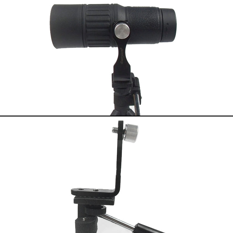Datyson 5P0008 Connettore per treppiede per telescopio Staffa adattatore adattatore a forma di L interamente in metallo, 5P0008