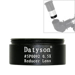 Datyson 5P0092 Accessori per telescopio astronomico con filettatura grossa Obiettivo da 1,25 pollici 0,5X con messa a fuoco ridotta Obiettivo con potenza ridotta, 5P0092 Coarse Threaded