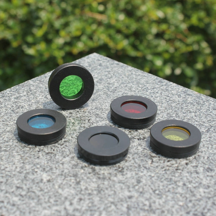 Datyson 5P9954 Accessori per telescopio astronomico Filtro nebuloso pianeta luna da 1,25 pollici Edizione neutra, Black, Orange, Pink, Green, Blue, Purple, Red, Yellow