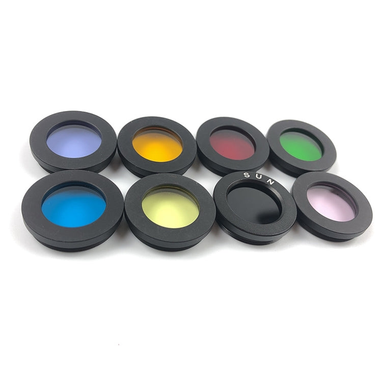 Accessori per telescopio astronomico Datyson Filtro nebulosa pianeta luna da 1,25 pollici Edizione neutra, un set di 8 colori, A Set of 8 Colors
