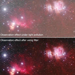 Datyson 5P9973 Telescopio UHC che blocca l'inquinamento luminoso urbano Filtro per bloccare l'inquinamento luminoso da 1,25 pollici, Blocking Filter