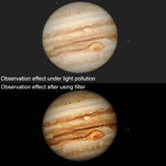 Datyson 5P9973 Telescopio UHC che blocca l'inquinamento luminoso urbano Filtro per bloccare l'inquinamento luminoso da 1,25 pollici, Blocking Filter