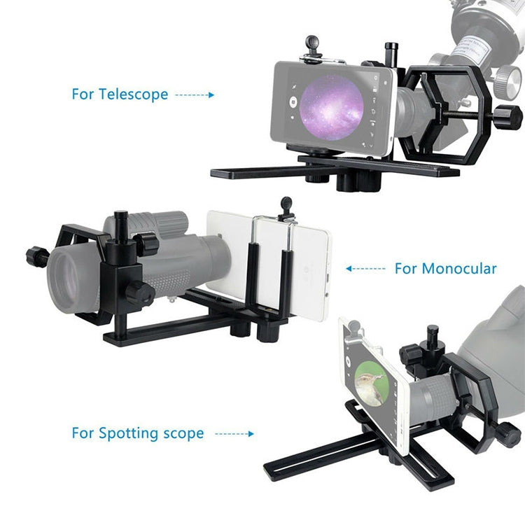 Supporto fotografico con telescopio Datyson 5P0010L, standard + 1 supporto per telefono, Standard + 1 Phone Holder
