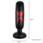 Sacchi di sabbia da sciopero ispessimento del giocattolo fitness con colonna da boxe gonfiabile per bambini in PVC, altezza: 160 cm, Strike Sandbags
