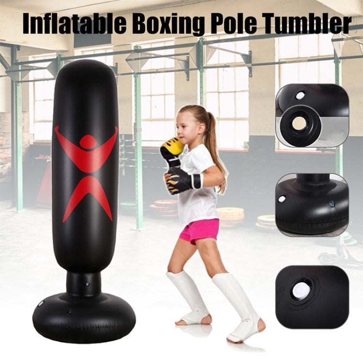 Sacchi di sabbia da sciopero ispessimento del giocattolo fitness con colonna da boxe gonfiabile per bambini in PVC, altezza: 160 cm, Strike Sandbags