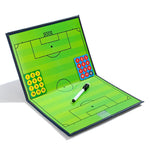 Lavagna dimostrativa pieghevole per allenatore di calcio Lavagna magnetica per allenatore di calcio, copertina per appunti con penna, Foldable Cover