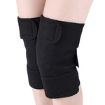 2 PZ 035 Ginocchiere Autoriscaldanti Ginocchiere Magnetiche Regolabili, Magnetic Knee Pads (Black)