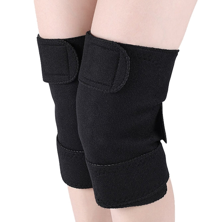 2 PZ 035 Ginocchiere Autoriscaldanti Ginocchiere Magnetiche Regolabili, Magnetic Knee Pads (Black)