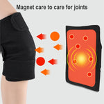 2 PZ 035 Ginocchiere Autoriscaldanti Ginocchiere Magnetiche Regolabili, Magnetic Knee Pads (Black)