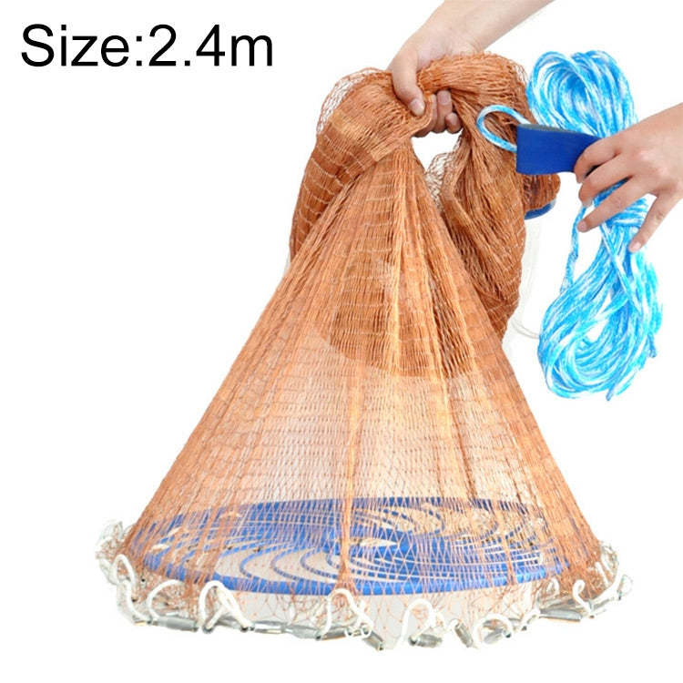 Rete da pesca con corde per pneumatici 480 dischi volanti, altezza: 2,4 m, 480 Flying Disc Tire Cords