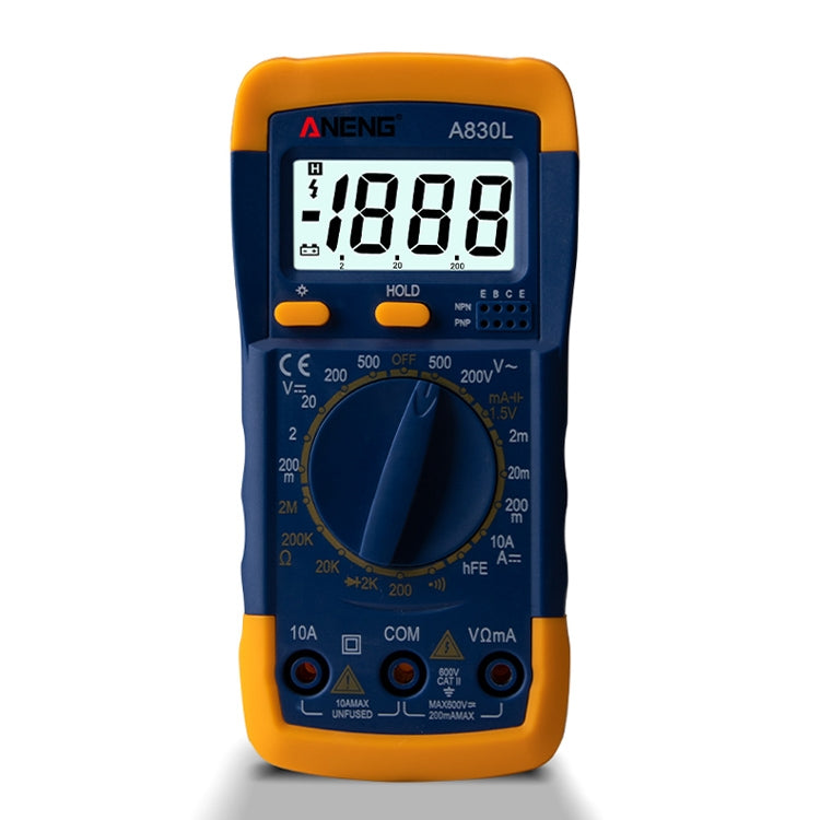 ANENG A830L Portable Multimeter Household Electrical Tool (Yellow Gray), OG8759A, OG8759B, OG8759C, OG8759D, OG8759E, OG8759F