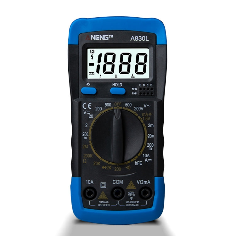 ANENG A830L Portable Multimeter Household Electrical Tool (Yellow Gray), OG8759A, OG8759B, OG8759C, OG8759D, OG8759E, OG8759F