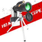 Telescopio monoculare per visione notturna professionale Moge 12x50 HD con treppiede, Moge 12x50 With Tripod
