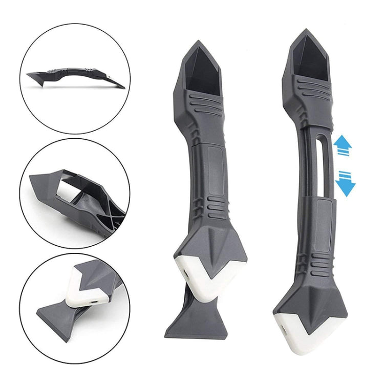 2 pezzi di sigillante siliconico per la pulizia delle pareti di vetro, mastice per pareti in marmo, strumento multifunzionale per calafataggio conico, 6 Pcs/set