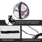 Attrezzatura da allenamento per il controllo della palla da calcio con nastro a cinque artigli regolabile, Five-claw Juggle