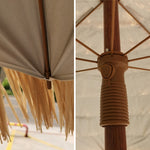 Ombrello in paglia imitazione ombra per le vacanze al mare, specifica: 2 m, 2m Umbrella