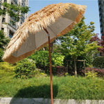Ombrello in paglia imitazione ombra per le vacanze al mare, specifica: 2 m, 2m Umbrella