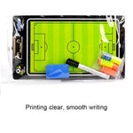 Pannello di comando magnetico per allenatore di calcio in PVC con penna e gomma, PVC