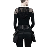 FBG003BK Marsupio da donna in pelle PU, dimensioni: 23 x 19,5 cm, lunghezza cinturino: 130 cm, 23 x 19.5cm