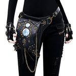FHG082BK Marsupio da donna multifunzionale con tracolla monospalla, 27 x 16cm