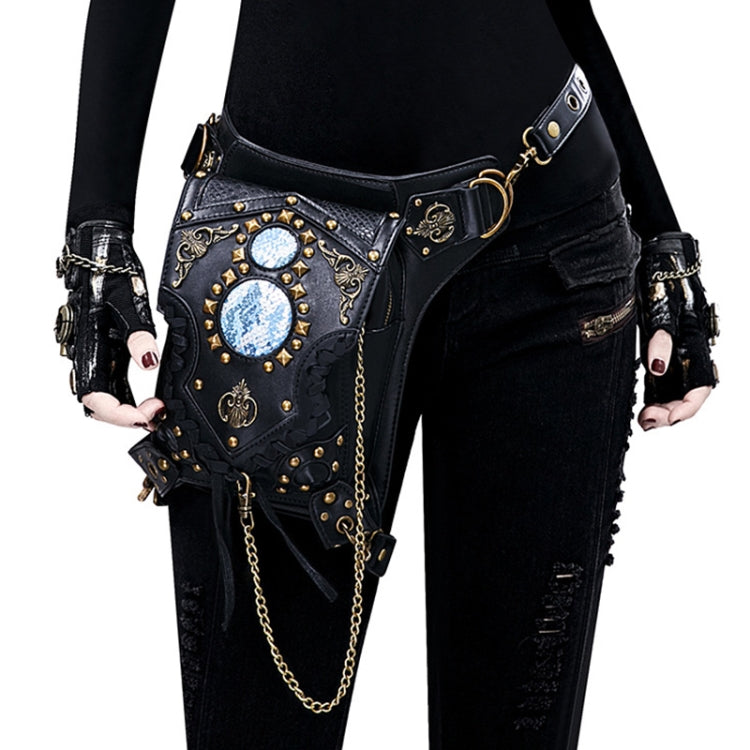 FHG082BK Marsupio da donna multifunzionale con tracolla monospalla, 27 x 16cm