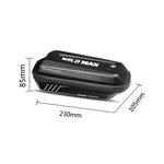 WILD MAN E5 Borsa anteriore impermeabile Borsa per tubo per bicicletta MTB di grande capacità Accessori per l'equitazione, E5