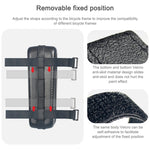 WILD MAN EX Borsa anteriore impermeabile Set di telefoni cellulari MTB Borsa a tubo per bicicletta Accessori per l'equitazione, EX